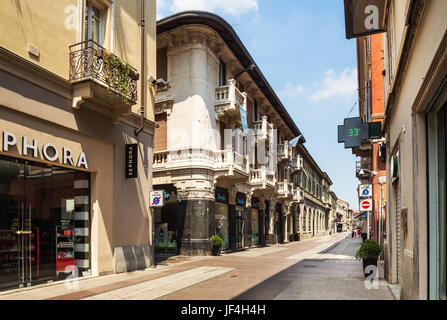 Via Corso Roma à Turin Banque D'Images