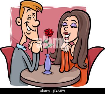 Paire de couple Illustration de Vecteur