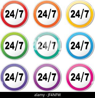 Moderne de couleur Illustration de Vecteur