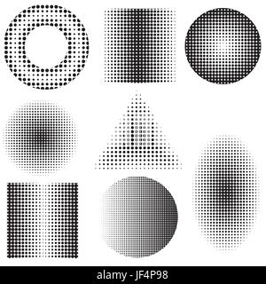 Ring, graphique, moderne, modernité, avenir, noir, de teint basané, jetblack, noir profond, Illustration de Vecteur