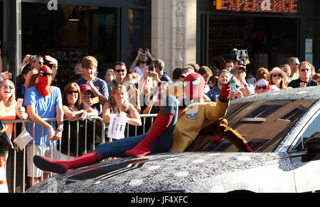 Hollywood, Californie, USA. 28 Juin, 2017. HOLLYWOOD, CA 28 Juin- Atmosphère, à Premiere de Columbia Pictures' 'Spider-Man : Homecoming" au théâtre chinois de Grauman IMAX, Californie le 28 juin 2017. Credit : MediaPunch Inc/Alamy Live News Banque D'Images