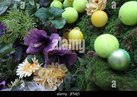 Londres, Royaume-Uni. 29 Juin, 2017. Décoration de Wimbledon est situé à Chelsea, magasins et restaurants. London, UK : Crédit Nastia M/Alamy Live News Banque D'Images