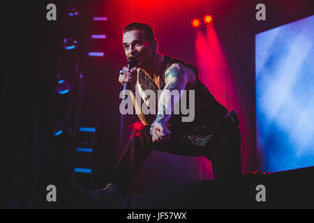 Bologne, Italie. 29 Juin, 2017. 29 juin 2017 : Depeche Mode en live au stade Renato dall'ara de Bologne pour leur dernier 'Italien' Global Spirit of tournée d'été 2017 concert. Credit : Alessandro Bosio/Alamy Live News Banque D'Images