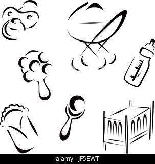 La naissance de la coupe Illustration de Vecteur