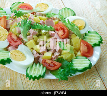 Salade de pommes de terre néerlandais Banque D'Images