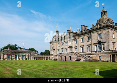 Houghton Hall à West Norfolk, construit pour Robert Walpole en 1722-1735. Banque D'Images