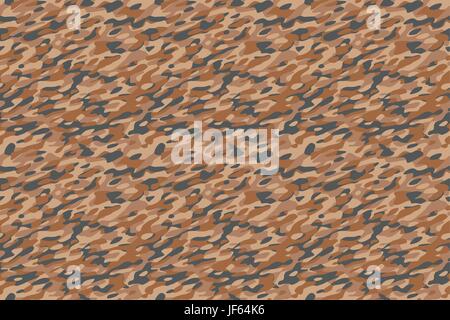 Brown, brunâtre, brunette, camouflage, militaire, motif, sans couture, la mode, Illustration de Vecteur