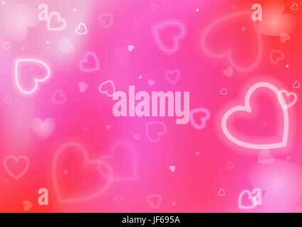 Valentines Day, résumé, de fonds, de l'amour, dans l'amour, est tombé en amour, le coeur, Illustration de Vecteur