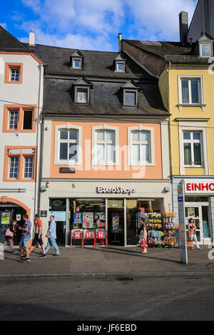 Karl Marx House, aujourd'hui un euro shop, Trèves, Rhénanie-Palatinat, Allemagne, Europe, Wohnhaus von Karl Marx, heute ein Euroshop, Trèves, Rhénanie-Palatinat, Banque D'Images