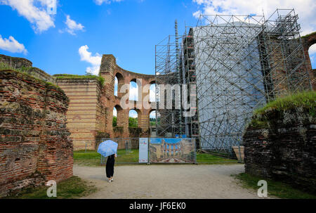 Les bains impériaux, Trèves, Rhénanie-Palatinat, Allemagne, Europe, Kaiserthermen, Trier, Rheinland-Pfalz, Deutschland, Europa Banque D'Images