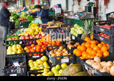 Marché de Fruits et légumes. Portugal Banque D'Images