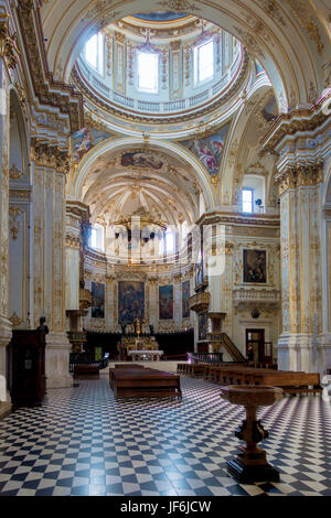 Bergame, Lombardie / Italie - JUIN 26 : Vue intérieure de la cathédrale St Alexandre à Bergame le 26 juin, 2017 Banque D'Images