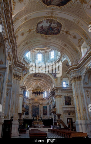 Bergame, Lombardie / Italie - JUIN 26 : Vue intérieure de la cathédrale St Alexandre à Bergame le 26 juin, 2017 Banque D'Images