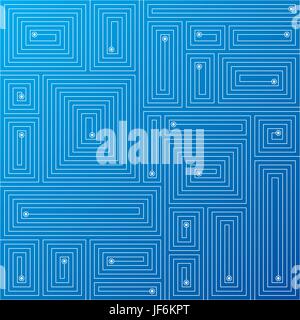 Conseil, bleu, macro, portrait, macro, admission vue en gros, l'organe, l'art, Illustration de Vecteur