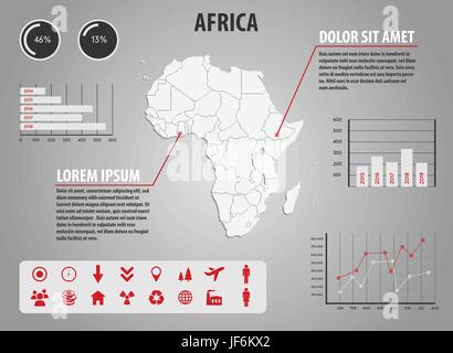 Billet, graphique, d'Afrique, d'affaires, les traiter, transaction commerciale, d'affaires, Illustration de Vecteur