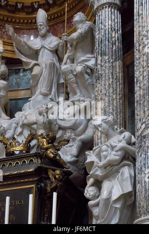 Bergame, Lombardie / Italie - JUIN 26 : Vue intérieure de la cathédrale St Alexandre à Bergame le 26 juin, 2017 Banque D'Images