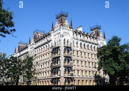 Beau bâtiment résidentiel Banque D'Images