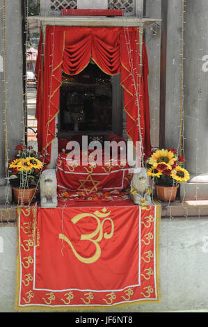 Mata kheer bhawani temple, Srinagar, Jammu Cachemire, l'Inde, l'Asie Banque D'Images