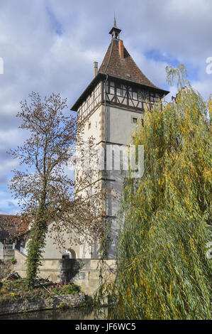 Tower Gate à Waiblingen, Allemagne Banque D'Images