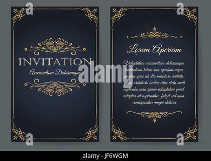 Carte d'invitation ornée dans le style vintage. Éléments de décoration florale sur fond de fleurs rose pour l'anniversaire vedding ou design. Vector illustration. Illustration de Vecteur