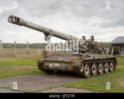 Houwitzer M110 SP 203mm Belgische leger, musée des coups de Brasschaat foto 3 Banque D'Images