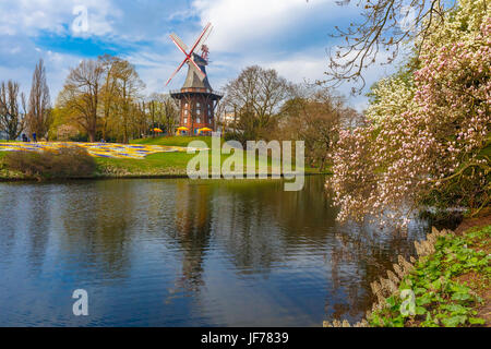 Am Wall Moulin à Brême, Allemagne Banque D'Images