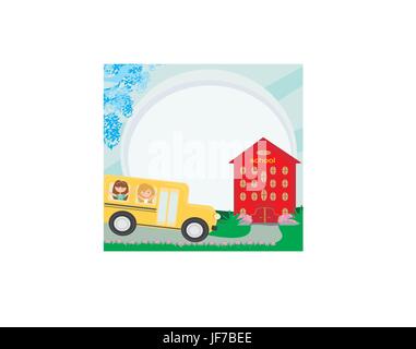 Ride, graphique, trafic, transport, rugueux, champ, fleur, fleurs, plantes, Illustration de Vecteur