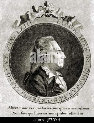 Giacomo Casanova - portrait de profil. Aventurier et écrivain italien, 2 avril 1725 - 4 juin 1798. Il a conçu le texte de l'setet dans Don Giovanni, l'Acte II, de Wolfgang Amadeus Mozart Banque D'Images