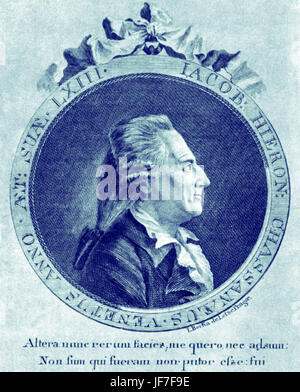 Giacomo Casanova - portrait de profil. Aventurier et écrivain italien, 2 avril 1725 - 4 juin 1798. Influencé le sextet de Don Giovanni, l'Acte II, de Wolfgang Amadeus Mozart Banque D'Images