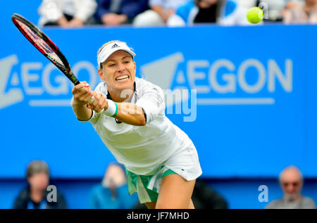 Angelique Kerber (Allemagne) à jouer sur le court central, Eastbourne, Aegon, 28 juin 2017 International Banque D'Images