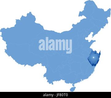 Bleu, indiquer, montrer, la culture, de l'art, politique, graphisme, illustration, Chine, Illustration de Vecteur