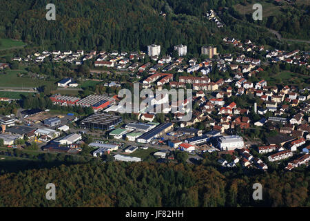 Zone industrielle à Schopfheim Fahrnau Banque D'Images