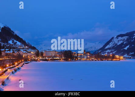 Montagne de ski Zell am See - Autriche Banque D'Images