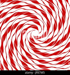 Sweet Candy Arrière-plan. Motif à rayures rouges doux Candy Illustration de Vecteur