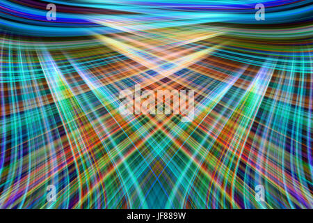 La lumière d'arrière-plan des sentiers colorés Banque D'Images