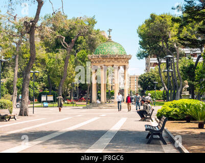 La villa comunale di Lecce dans un parc public à Lecce, Pouilles, Italie Banque D'Images