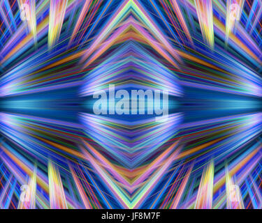 La lumière d'arrière-plan des sentiers colorés Banque D'Images