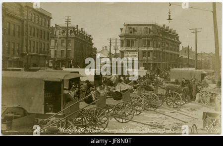 Matin marché à Hamilton, Ontario, Canada, 11 avril 1906 o 34022256462 Banque D'Images