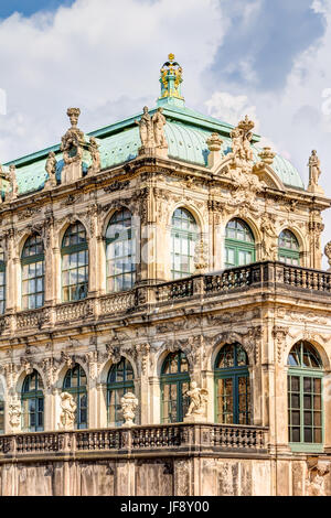 Le Palais Zwinger à Dresde Banque D'Images