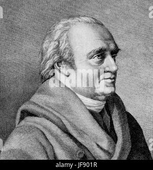 Friedrich Wilhelm Herschel / Frederick William Herschel - astronome britannique et compositeur d'origine allemande. 15 novembre 1738 - 25 août 1822 Banque D'Images