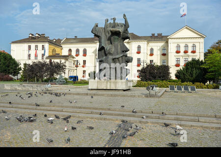 Vues générales de la ville polonaise de Bydgoszcz en Pologne où le monde de l'IAAF 2016 U20 Championnats. Banque D'Images