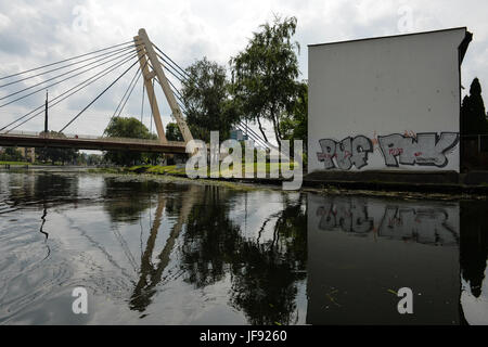 Vues générales de la ville polonaise de Bydgoszcz en Pologne où le monde de l'IAAF 2016 U20 Championnats. Banque D'Images