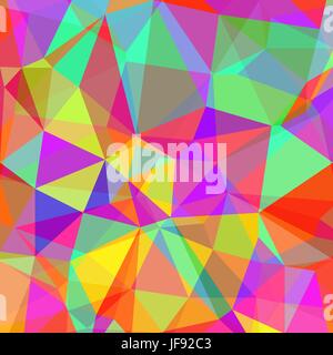 Abstract Colorful Background polygonales. Résumé Motif Triangle. Illustration de Vecteur