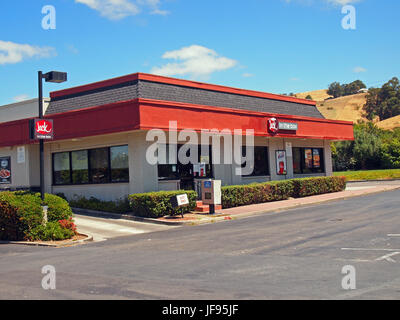 Jack in the Box restaurant, California, USA Banque D'Images