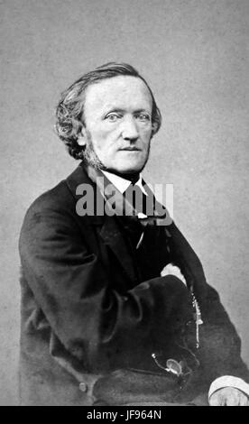RICHARD WAGNER (1813-1883), compositeur d'opéra allemand Banque D'Images