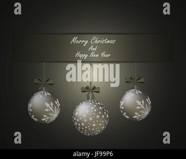 Carte de Vœux de Noël Illustration de Vecteur