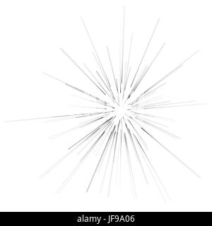 Gros Burst isolé sur fond blanc. Explosion d'étoiles Illustration de Vecteur