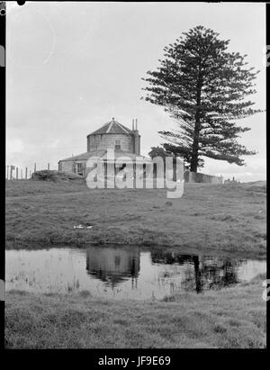 Une photographie historique de l'ancienne douane de la Perouse, située à Botany Bay en Nouvelle-Galles du Sud, en Australie, symbolisant les débuts de l'histoire coloniale de la région. Banque D'Images