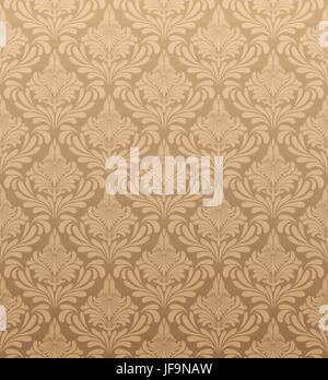Modèle vectoriel continu damassé Illustration de Vecteur