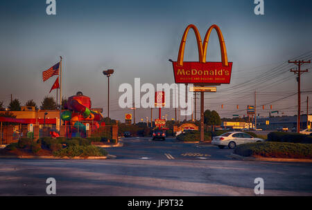 Mc Donalds en Amérique Banque D'Images